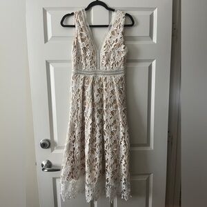 NWOT Romeo and Juliet Couture White Eyelet Dress